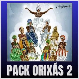 Imagem de capa para o Ebook Pack Orixás 2 (Imagens para Mandalas e Artes Diversas)