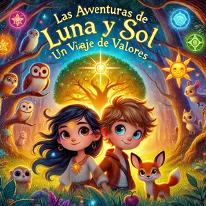 Imagen de portada para Ebook Las aventuras del sol y la luna(libro para niños)