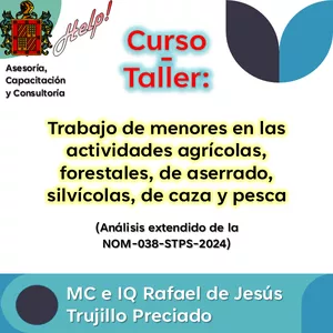Imagen de portada para Curso online Curso - Taller: Trabajo de menores en las actividades agrícolas, forestales, de aserrado, silvícolas, de caza y pesca
