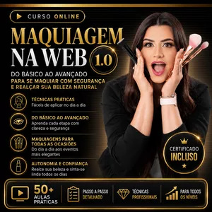 Curso Maquiagem na Web 1.0 - Automaquiagem