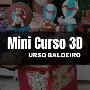 Imagem do curso Mini curso 3D - Pasta Americana Urso Baloeiro