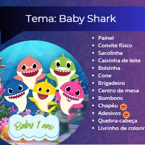 Imagem de capa para o Curso online Kit de moldes Baby Shark editáveis no Canva