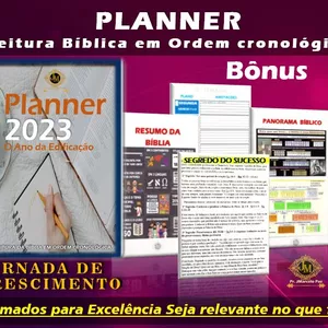 Imagem de capa para o Ebook PLANNER - Leitura Dinamica da Bíblia em Ordem Cronologica 
