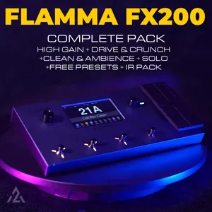 Imagem de capa para o Curso online Flamma FX 200 e 150 - Complete Tone Pack