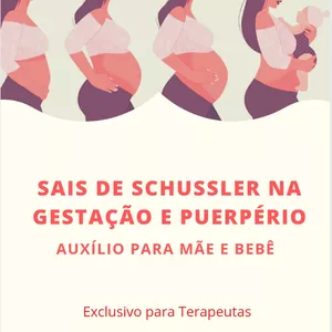 Imagem principal do produto E-book Sais de Schussler na Gestação e Puerpério: auxílio para a mãe e bebê