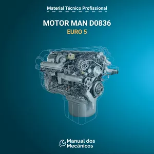 Imagem de capa para o Ebook Material Técnico do Motor MAN D0836