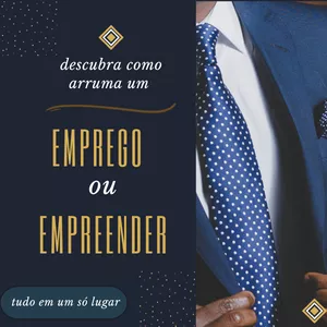 Imagem de capa para o Ebook descubra como arrumar um emprego ou empreender