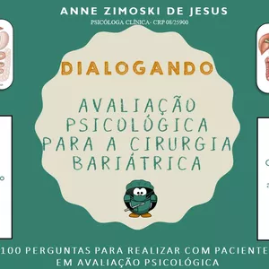 Imagem de capa para o Ebook Baralho - Avaliação Psicológica na Cirurgia Bariátrica
