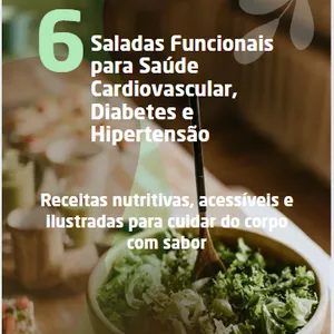 Imagem de capa para o Ebook E-Book - Saladas Funcionais