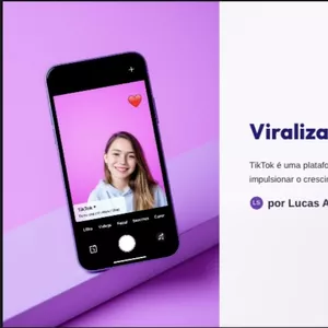Imagem de capa para o Ebook Viralizar no tik tok