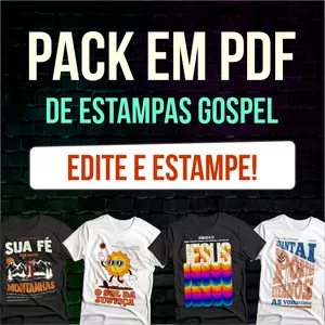 Imagem de capa para o Curso online Pack PDF de Estampas Gospel