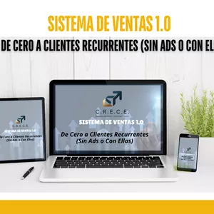 Imagen de portada para Curso online Sistema de Ventas 1.0: De Cero a Clientes Recurrentes (Sin Ads o Con Ellos)