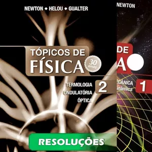 Imagem de capa para o Ebook Tópicos de Física Resoluções Vol. 1,2 e 3 em PDF COMPLETO.
