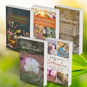 Imagem de capa para o Ebook TOP 5 da Aromaterapia e Fitoterapia