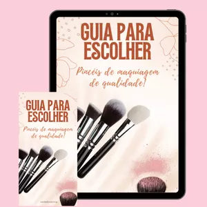 Imagem de capa para o Ebook Guia para Escolher Pincéis de Maquiagem de Qualidade