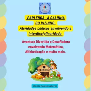 Imagem de capa para o Ebook PARLENDA-A GALINHA DO VIZINHO. Atividades Interdisciplinares - Educação Infantil/Anos Iniciais/Educação Especial