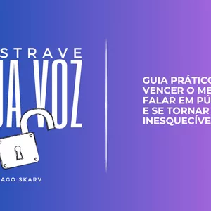 Imagem de capa para o Ebook DESTRAVE SUA VOZ - Tiago Skarv