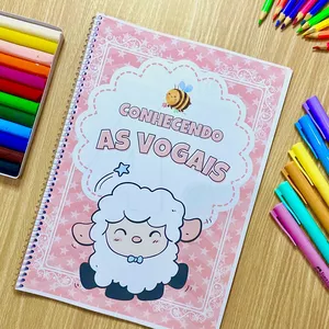Imagem de capa para o Ebook Conhecendo as vogais 