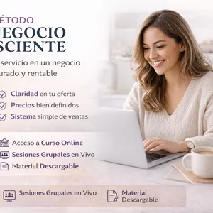 Imagen de portada para Curso online Programa METODO DE NEGOCIOS CONSCIENTES