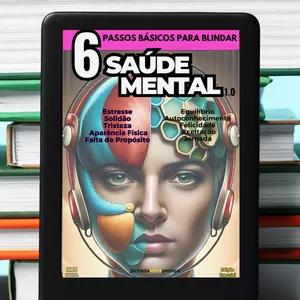 Imagem de capa para o Ebook Saúde Mental 1.0 - 6 passos