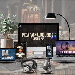 Imagen de portada para Curso online MEGA PACK de Audiolibros y Libros en PDF