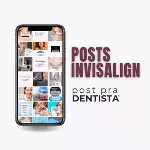 Imagem de capa para o Curso online Pack Posts Invisalign by Post Pra Dentista®