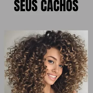 Imagem de capa para o Ebook Cuidados com os cachos 