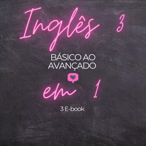Imagem do curso E-Book de Inglês 3 em 1 