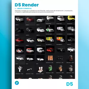 Imagen de portada para Curso online Mobiliario Comercial - D5 Render