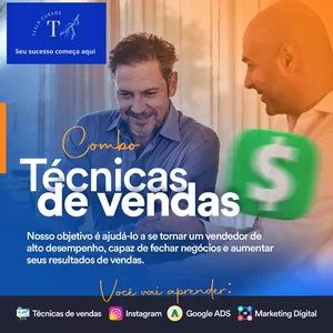 Imagem de capa para o Curso online Combo Técnica de Vendas