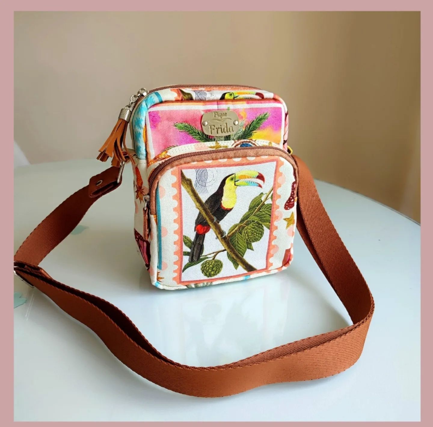 Curso Shoulder bag Fique Frida