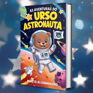 Imagem de capa para o Ebook As Aventuras do Urso Astronauta: Livro e eBook Infantil com Histórias Fascinantes para Crianças