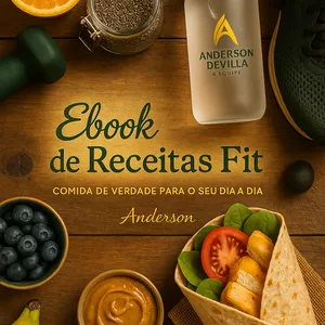 Imagem de capa para o Ebook Corpo Leve, Sabor Intenso: As Melhores Receitas Fit do Momento