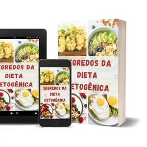 Imagem de capa para o Ebook Segredos da Dieta Cetogênica