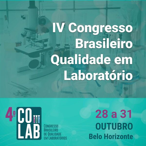 Imagem do curso IV CONGRESSO BRASILEIRO DE QUALIDADE EM LABORATÓRIOS