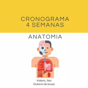 Imagem de capa para o Ebook Cronograma de estudos - Anatomia