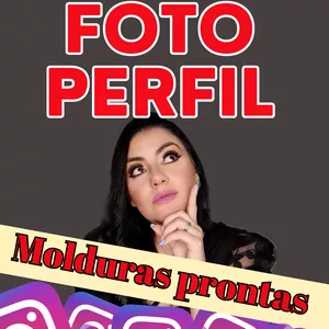 Imagem de capa para o Ebook Molduras para foto de perfil Instagram 