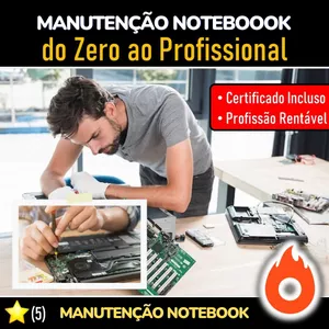 Imagem de capa para o Curso online Curso Manutenção Em Notebook - Método Sophia - Aprenda na Prática