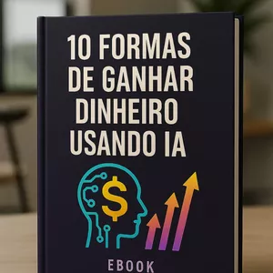 Imagem de capa para o Ebook 10 Formas Reais de Ganhar Dinheiro Usando IA em 2026