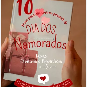Imagem de capa para o Ebook E-book- 10 Dicas para Arrasar no presente do Dia dos Namorados