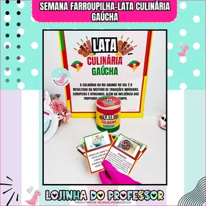 Imagem de capa para o Ebook LATA-CULINÁRIA GAÚCHA-SEMANA FARROUPILHA