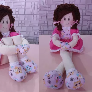 Imagem de capa para o Curso online MOLDE DO PROJETO - Boneca Pernuda Aurora