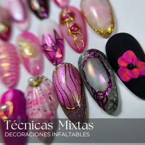 Imagen de portada para Curso online Técnicas Mixtas Decoración de Uñas