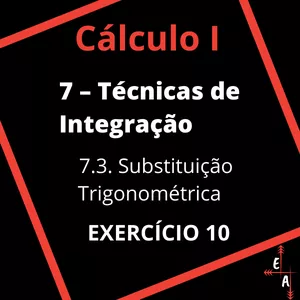 Imagem principal do produto 7.2 -10 Substituição Trigonométrica