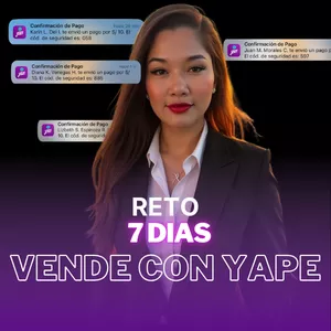 Imagen de portada para Curso online RETO 7 DIAS VENDE CON YAPE II Edición