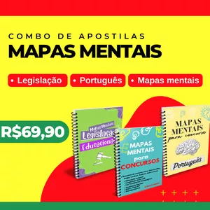 Imagem de capa para o Ebook Combo de Mapas Mentais 