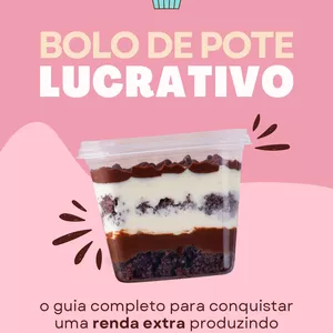 Imagem de capa para o Ebook Bolo de Pote de sucesso