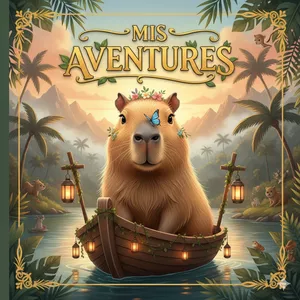 Imagen de portada para Ebook Mis Aventuras: Libro de Colorear de Capibaras para Niños"