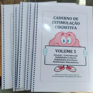 Imagem principal do produto 🧠 CADERNO DE ESTIMULAÇÃO COGNITIVA (VOLUME 5)