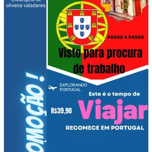 Imagem de capa para o Ebook Guia visto de procura de trabalho em Portugal